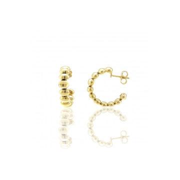 Chimento Armillas Acqua 18ct Yellow Gold Hoop Earrings
