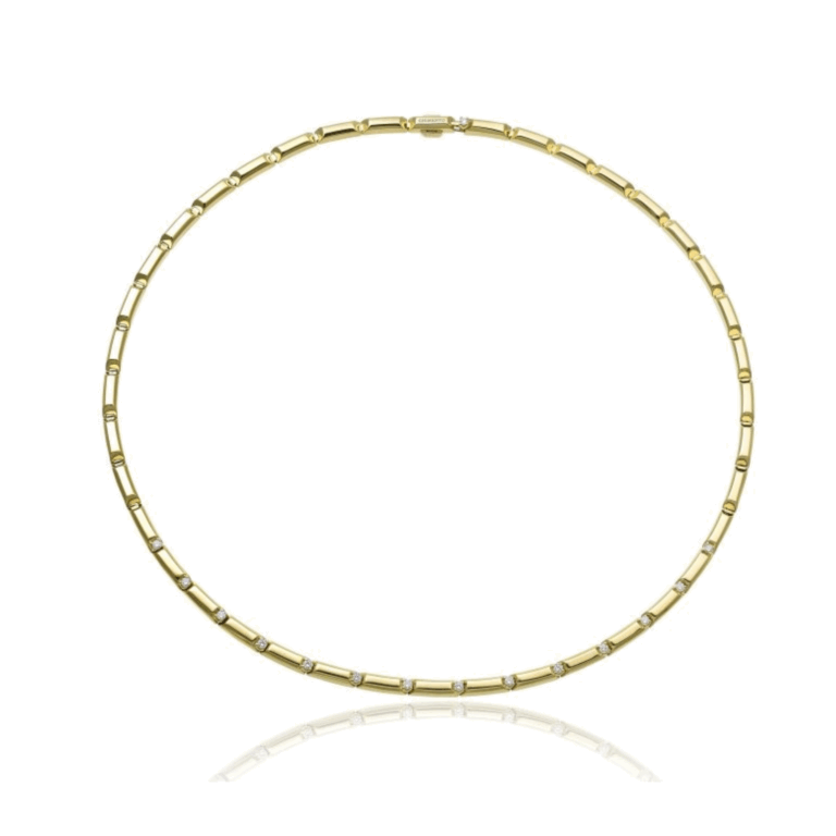 Chimento Chocolat 18ct Yellow Gold and Diamond Necklace