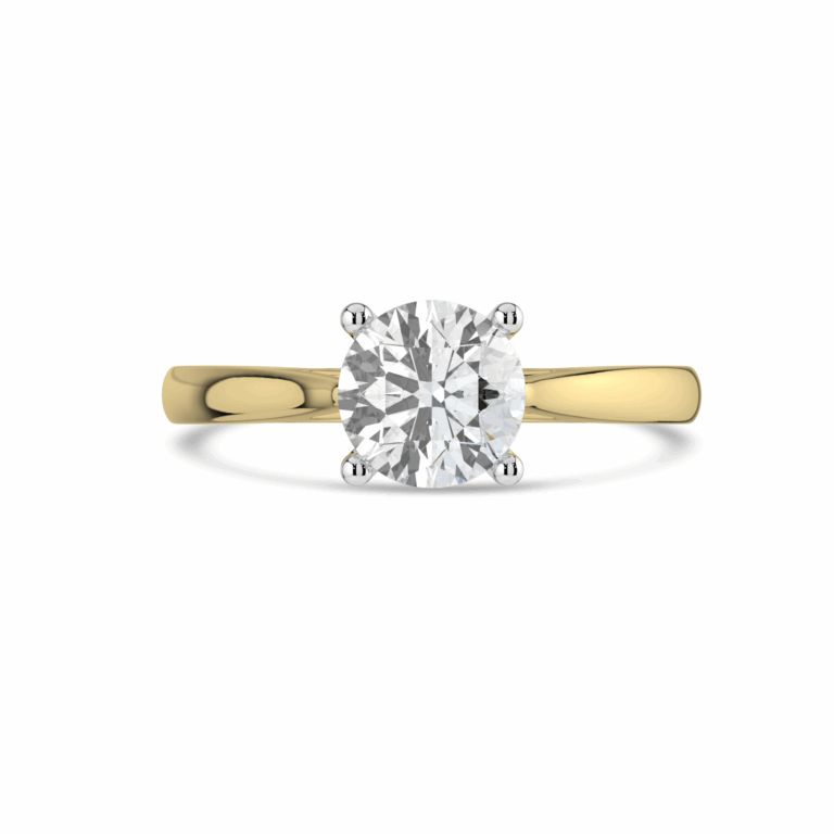 Laboratory Grown Round Brilliant Cut 1.00ct Diamond Ring