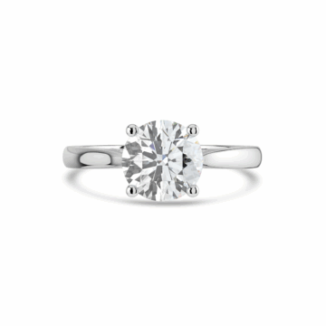 Laboratory Grown Round Brilliant Cut 1.25ct Diamond Ring