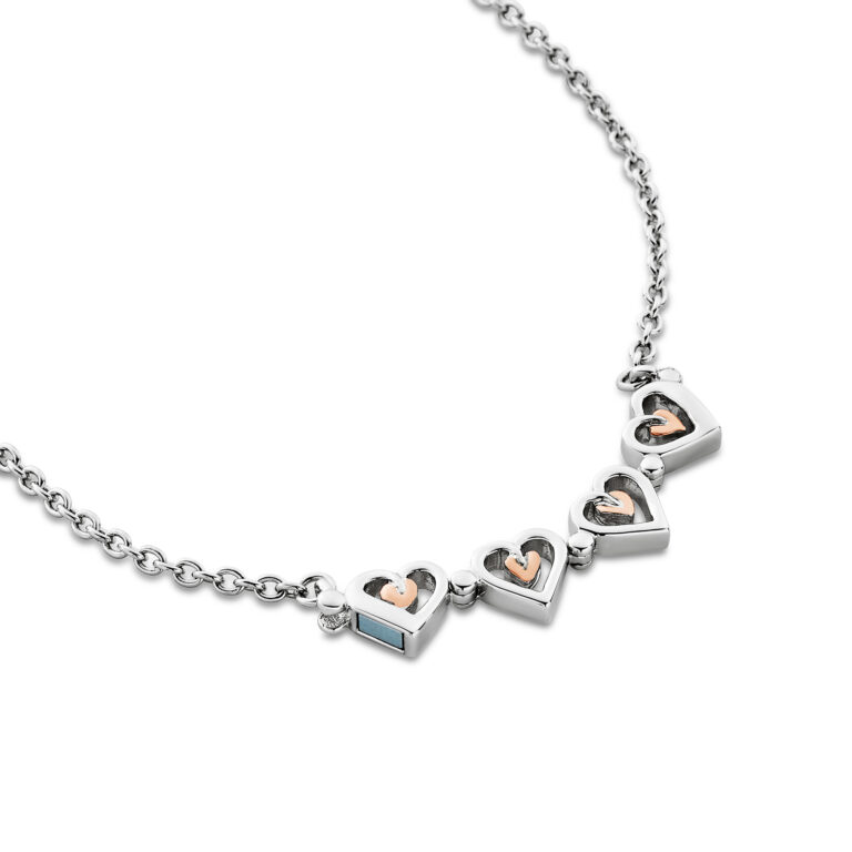 Clogau Tree of Life Sterling Silver Heart Bracelet - Image 2