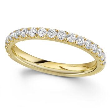 Provenance 0.42ct Diamond Single Mine Origin Gold Wedding Ring
