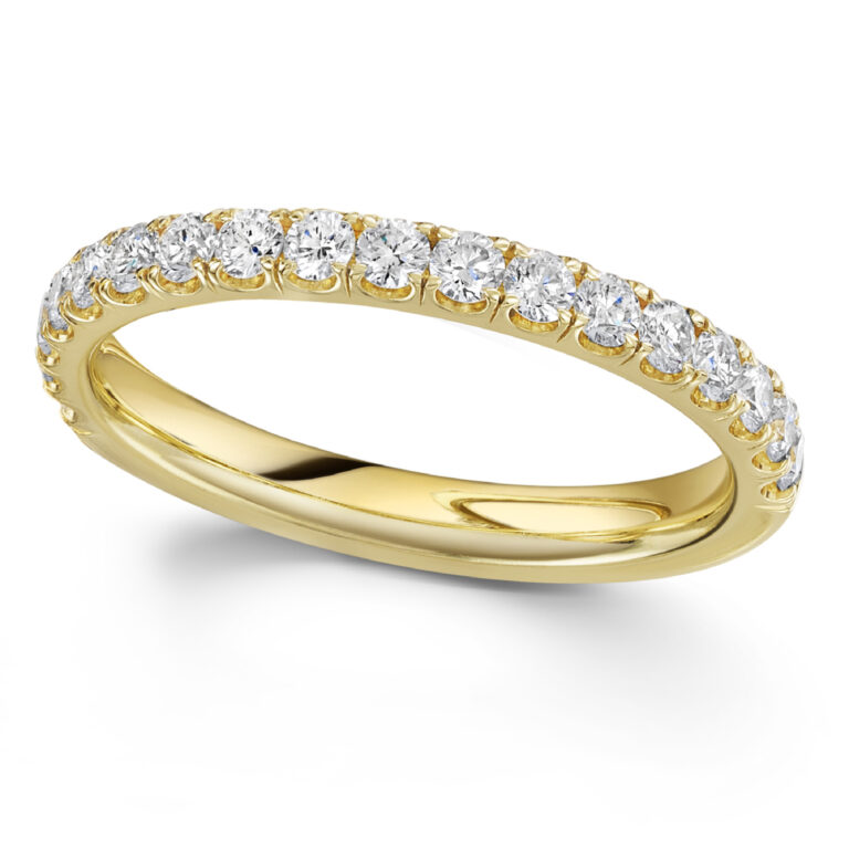 Provenance 0.42ct Diamond Single Mine Origin Gold Wedding Ring