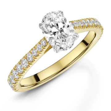 Provenance 0.53ct Oval Cut Diamond Single Mine Origin Gold Ring