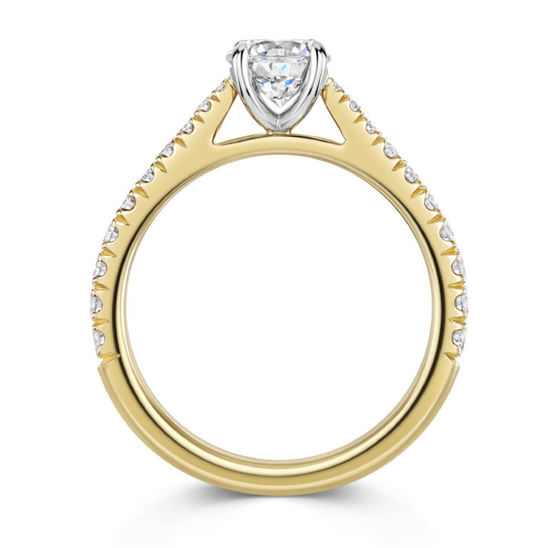 Provenance 0.53ct Oval Cut Diamond Single Mine Origin Gold Ring - Image 3