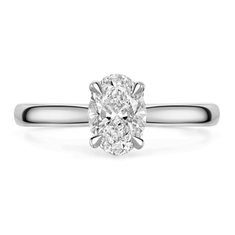 Provenance 1.01ct Oval Cut Diamond Platinum Ring - Image 2