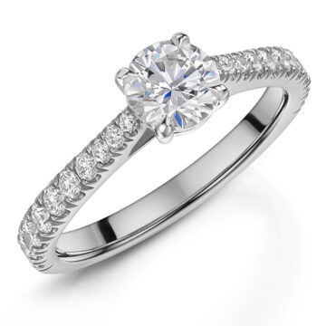 Provenance 0.50ct Round Brilliant Cut Diamond Platinum Ring