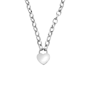 Clogau Sterling Silver Cariad Padlock Necklace
