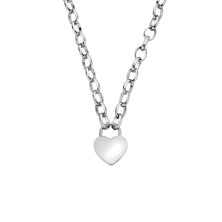 Clogau Sterling Silver Cariad Padlock Necklace