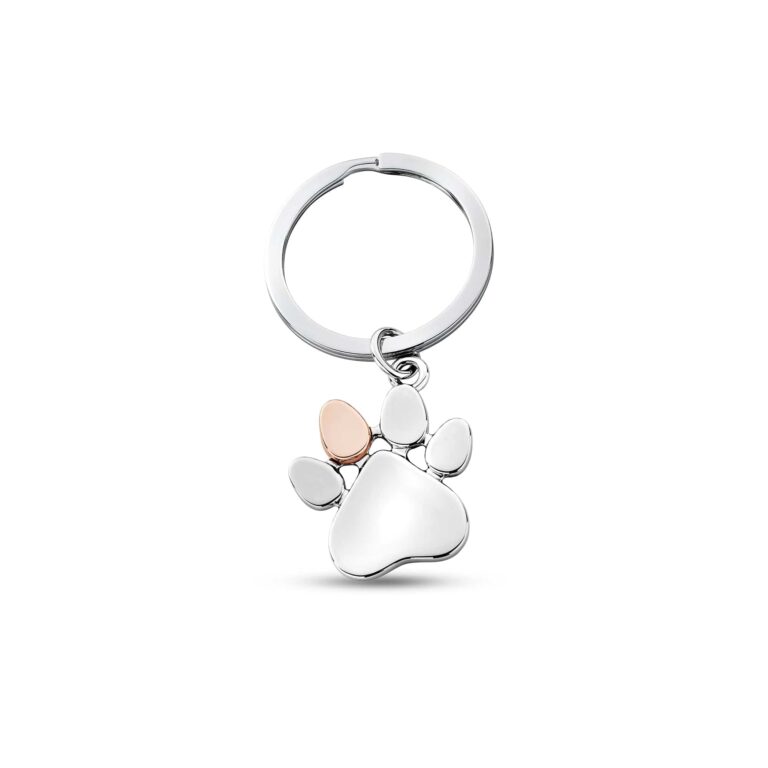 Clogau Paw Prints Keyring