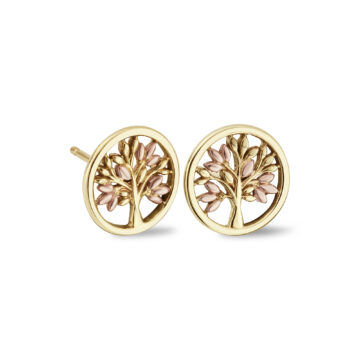 Clogau Tree of Life 9ct Solid Gold Stud Earrings