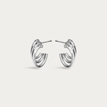 Shaun Leane Silver Bound Hoop Size 2 Earrings