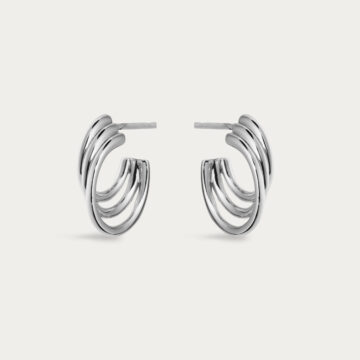 Shaun Leane Silver Bound Hoop Size 3 Earrings