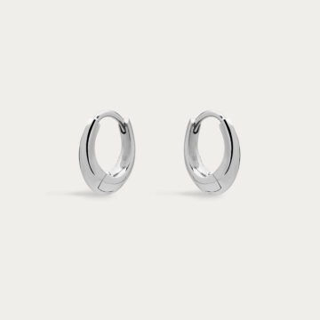 Shaun Leane Silver Sabre Mini Hoop Earrings