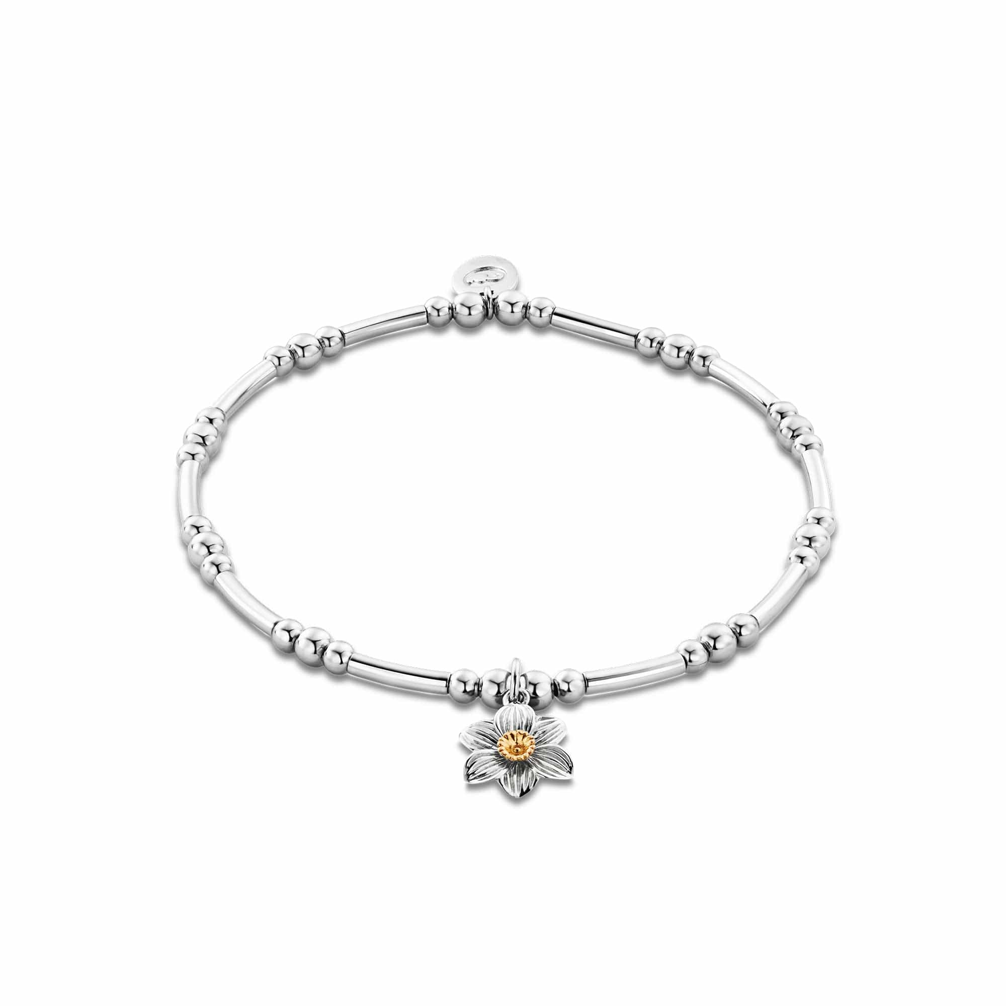Clogau Nature’s Wonder Sterling Silver Daffodil Affinity Bracelet