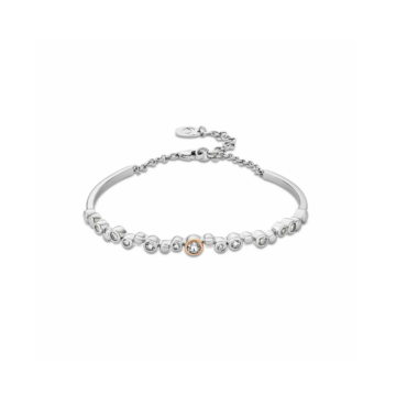 Clogau Celebration Sterling Silver Banglet with Topaz