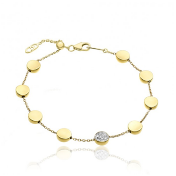 Chimento Armillas Glow 18ct Yellow Gold and Diamond Bracelet