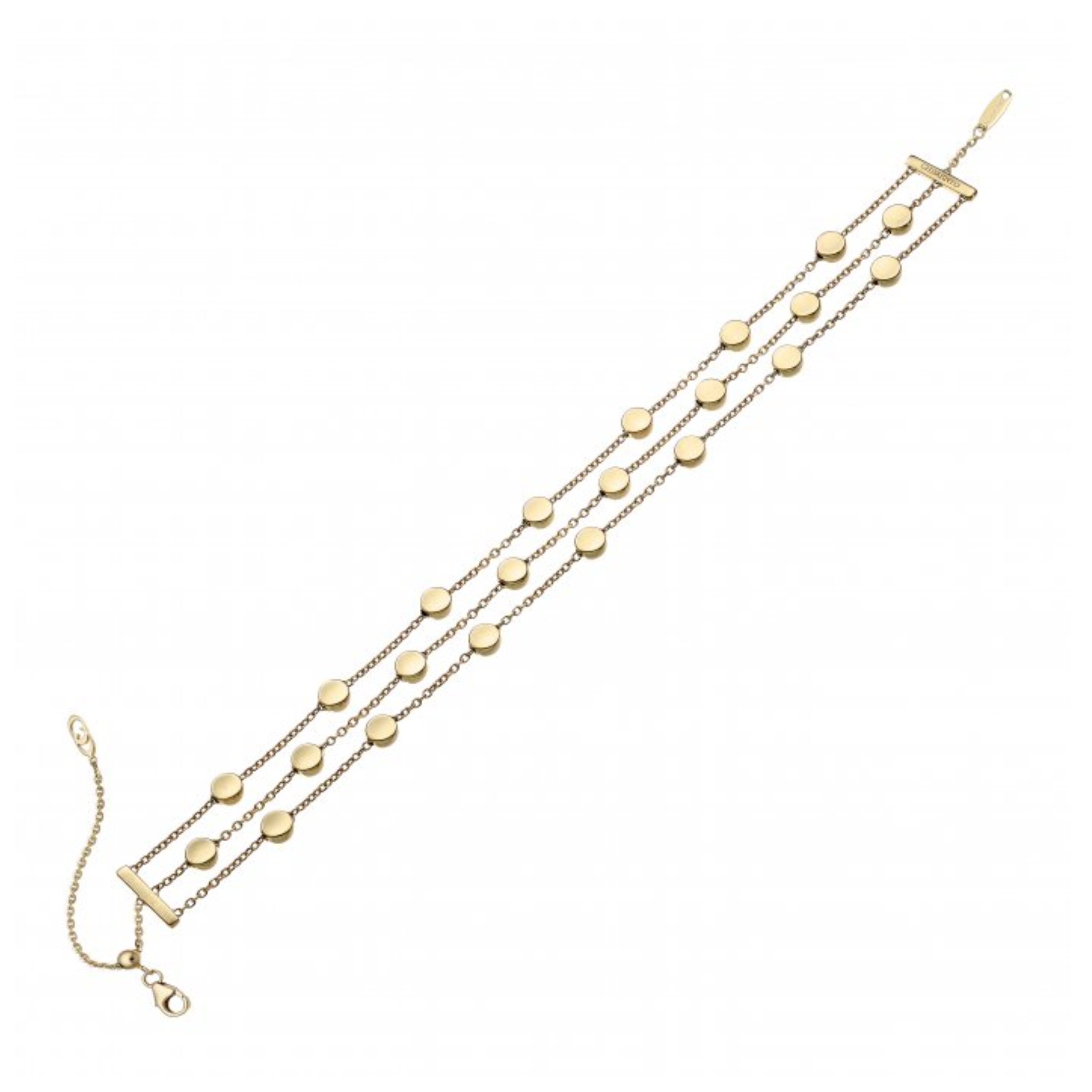 Chimento Armillas Glow 18ct Yellow Gold Three-Row Bracelet