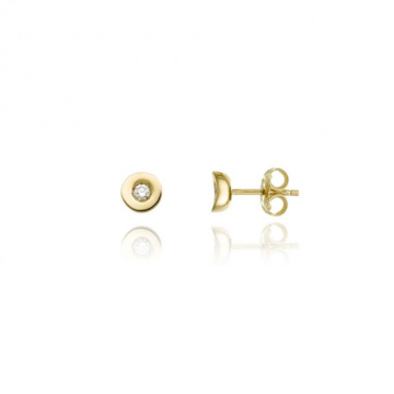Chimento Armillas Glow Diamond 18ct Yellow Gold Stud Earrings