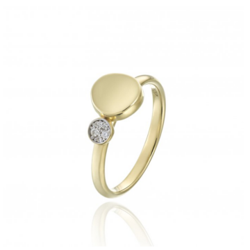 Chimento Armillas Glow 18ct Yellow Gold and Diamond Ring