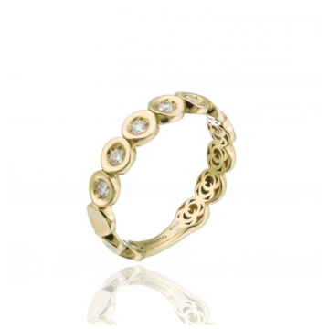 Chimento Armillas Glow Diamond 18ct Yellow Gold Ring