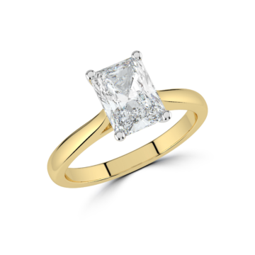 Laboratory Grown Radiant Cut 2.02ct Diamond Ring