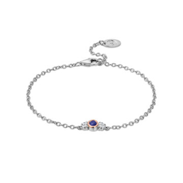Clogau Royal Clogau Sterling Silver Diana Bracelet with Sapphire & Swarovski® Zirconia